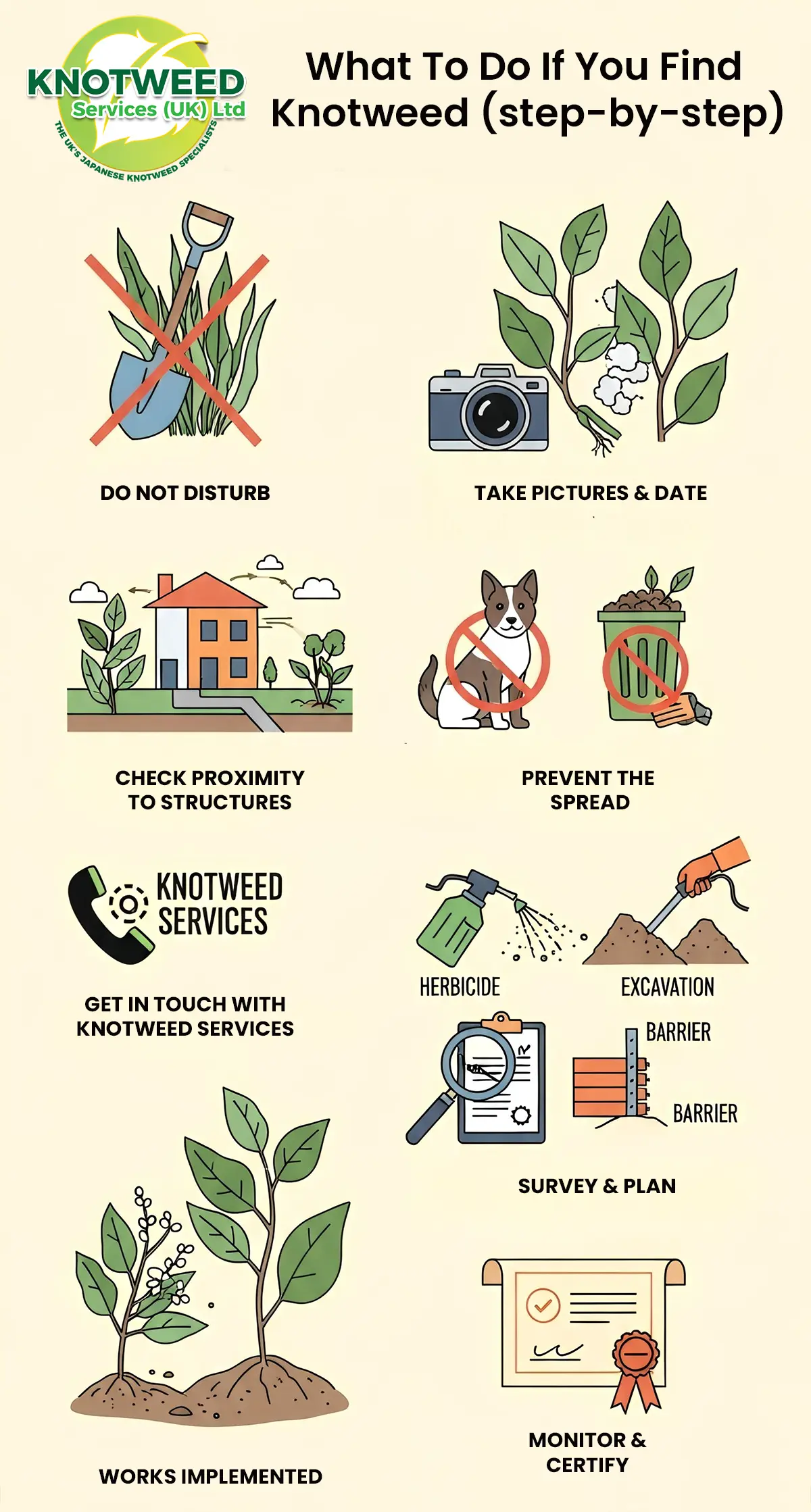 How to deal with this invasive species step by step - the do's and the dont's